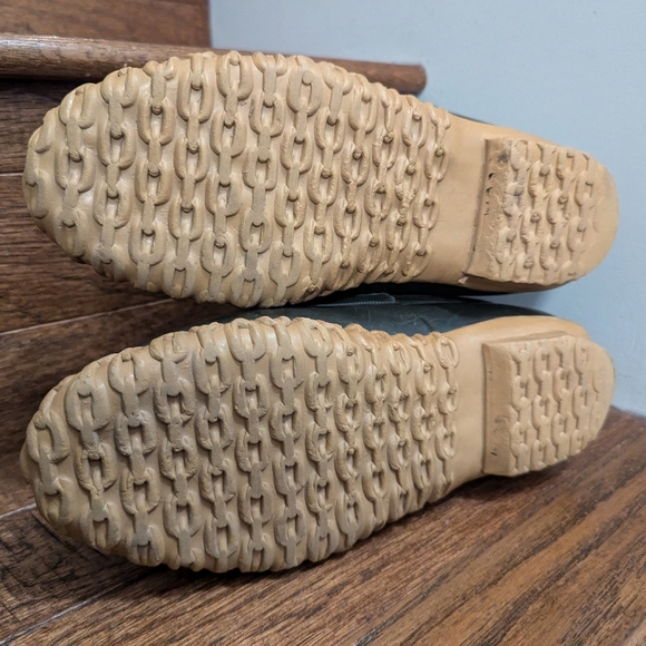 Women's SOREL surplus green pine leather thermal duck boots size 8 - Picture 6 of 16